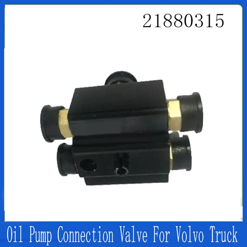 21880315 Oil Pump Connection Valve Block For Volvo Truck Crane Pump Truck Fire Truck Connection Block Accessories