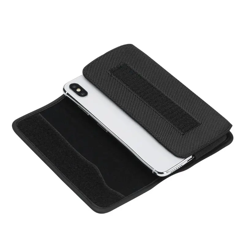 Pockets Phone Bag Pouch Case For Samsung Galaxy S23 S22 S21 Ultra Plus iPhone 15 14 13 12 Pro Max XR XS Belt Clip Holster Cover