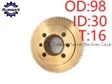 KOMORI 65Teeth Copper Gear OD98 ID30 T16 for Komori Spare Parts