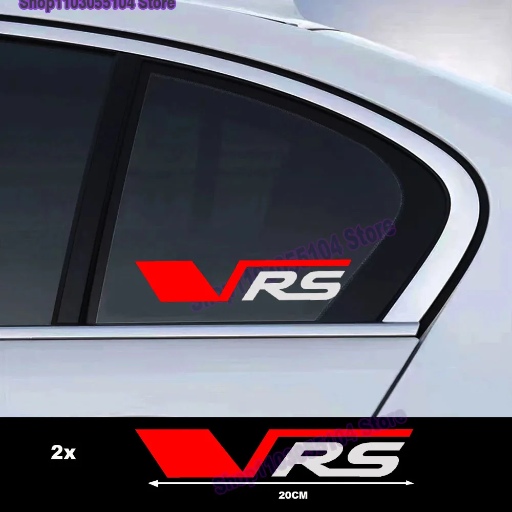 2pcs VRS Car window sticker car body decal For Kamiq Octavia Kodiaq Rapid Superb Fabia Karoq Scala 1 2 3 a5 a7 RS MK1 MK2 MK3