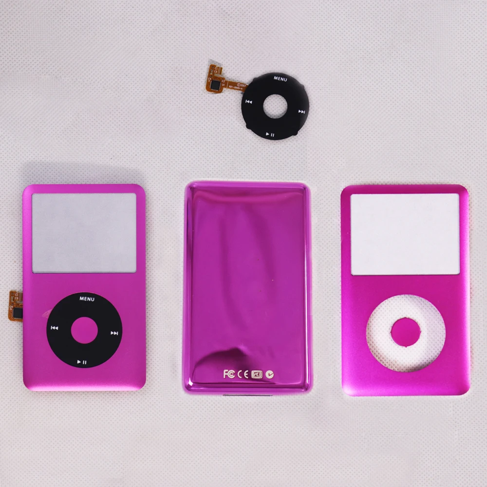 

Rose Red Classic front faceplate housing cover case backplate with clickwheel button for iPod Classic 6th 7th 80GB 120GB 160GB
