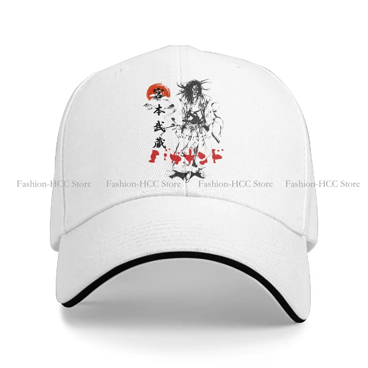 Summer Cap Sun Visor Vagabond Musashi Miyamoto Hip Hop Miyamoto Musashi Japanese Samurai Peaked Hats