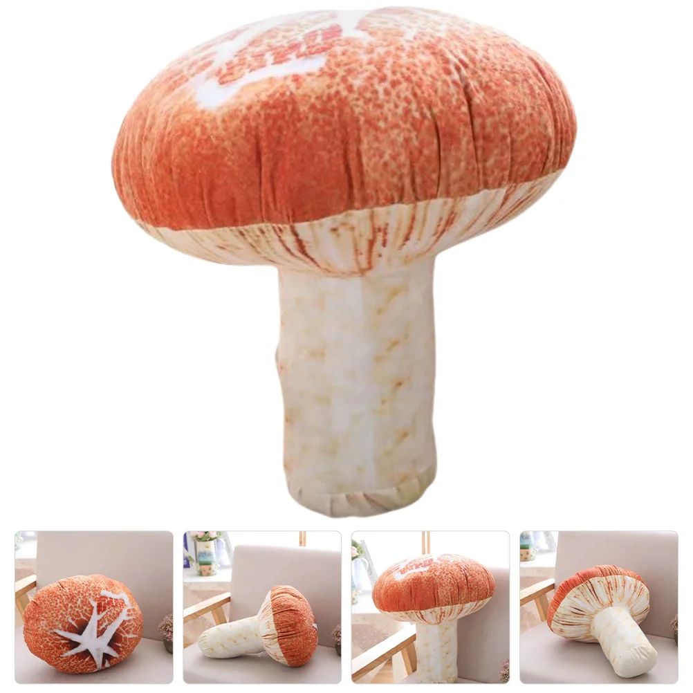 Mushroom Pillow Girls Toys Stuffed Mushrooms Decor Children's Plush Throw Kids Birthday Gift