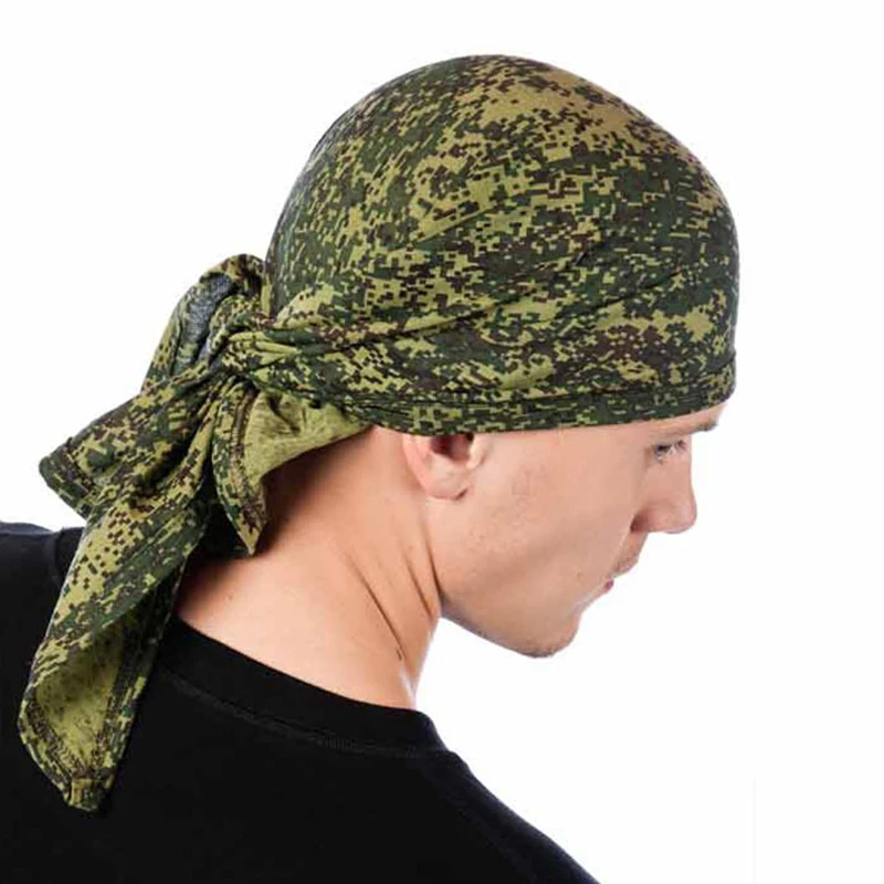 Outdoor Tactical Headscarf Hiking Cycling Sunscreen Triangle Scarf Tactical Camouflage Turban Combat Scarf Airsoft Hunting Mask