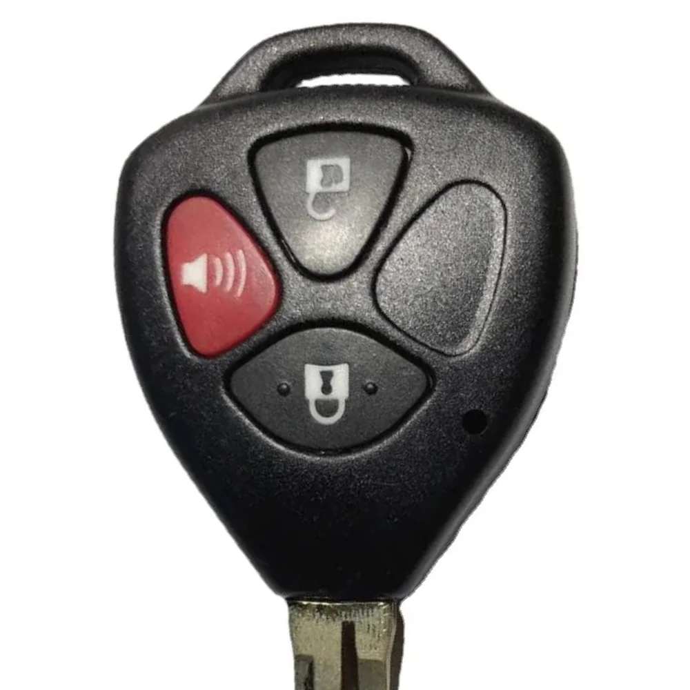 3 Button Uncut Blade Remote Key Fob Cover Fit for Toyota Corolla Avalon Venza RAV4 2006 - 2010 Replacement Car  Shell Case