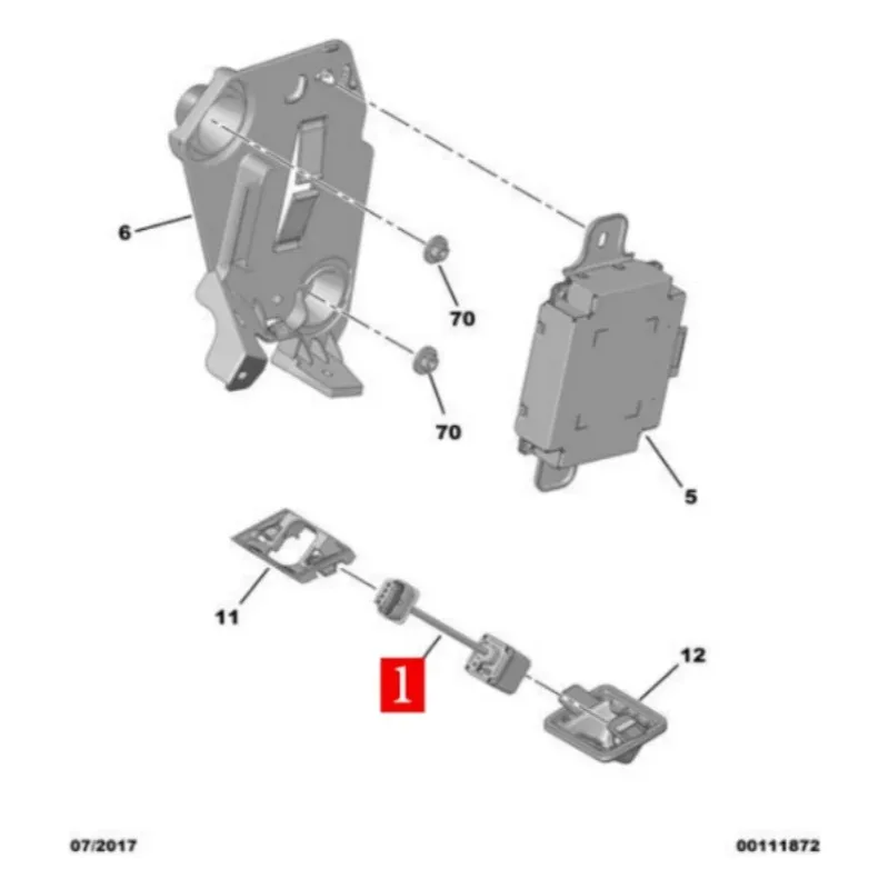 9822745380 Panoramic Vision R8 Panoramic Camera for Citroen DS3 DS7 for Peugeot 508 MK2