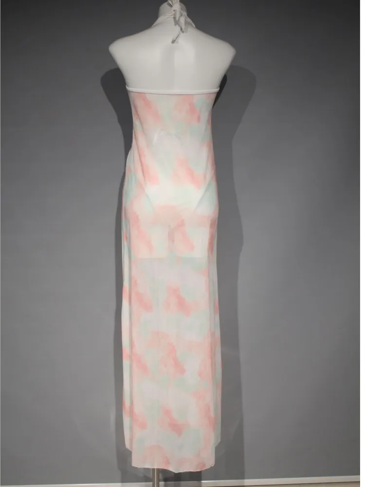 Bikini Bodysuit Swimwear Women Cover-Ups Bathing Suit Summer New Ruffle Splice Print Beachwear Holiday Bikini Cover Ups Outfits