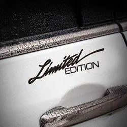 Creative Text Limited Edition Personalized Car Sticker creative&funny stickers for cartoon fans&lover,high quality for car truck