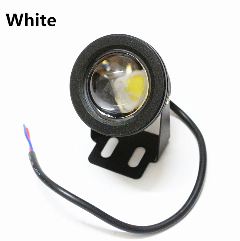 10W 12V LED Underwater Light 1000LM Flood Lamp Waterproof IP65 Fountain Pond Landscape Lighting Warm White White Convex Lens