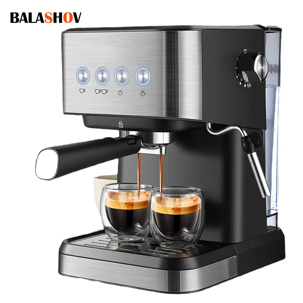 Italian Automatic Semi-automatic Concentrated Extraction Milk Foam Household Office Small Coffee Machine 110V US /220V EU Plug