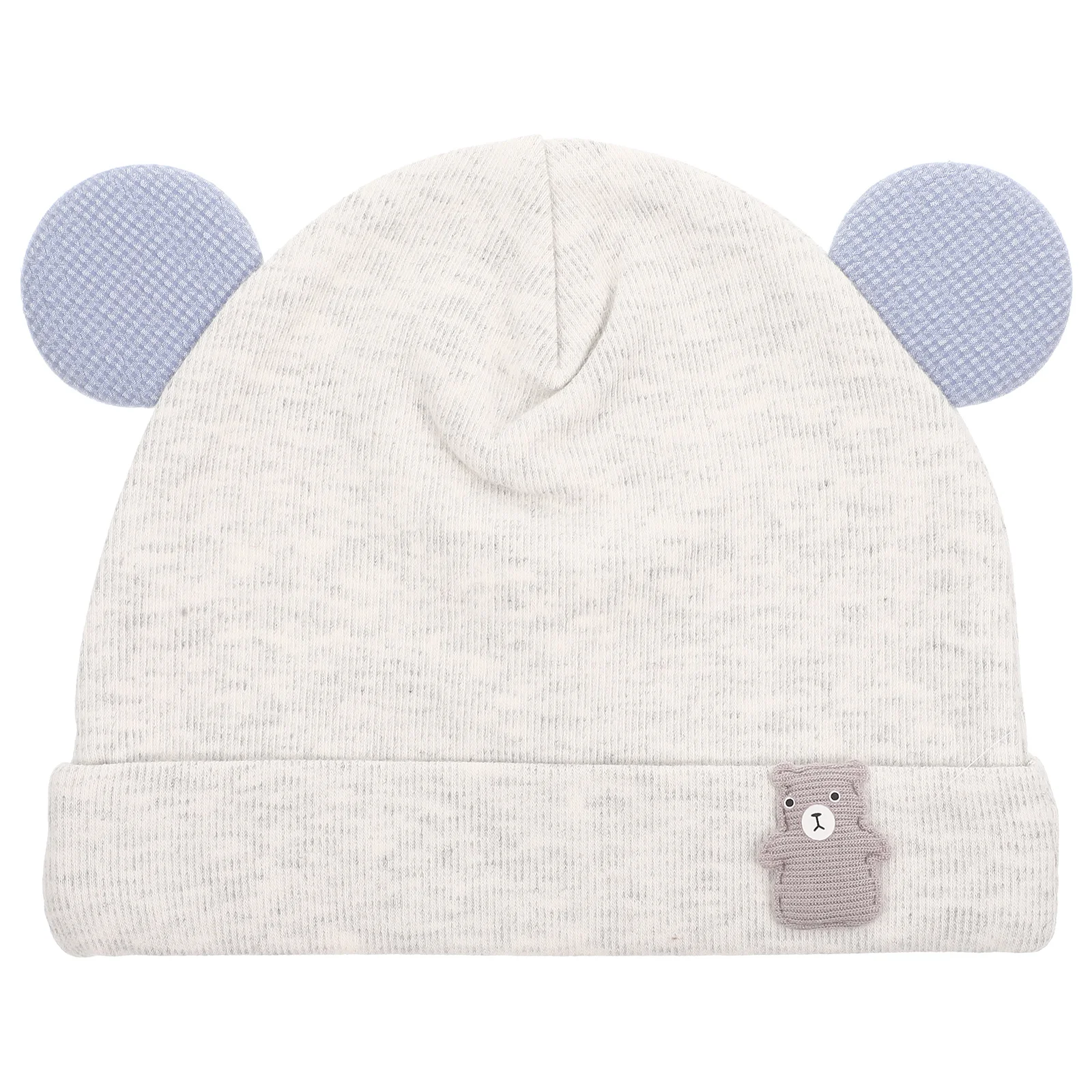 

6pcs Cute Bear Baby Hat Newborn Cotton Winter Cap Soft Warm Infant Headwear Fashion Girl Beanie Chic Accessory