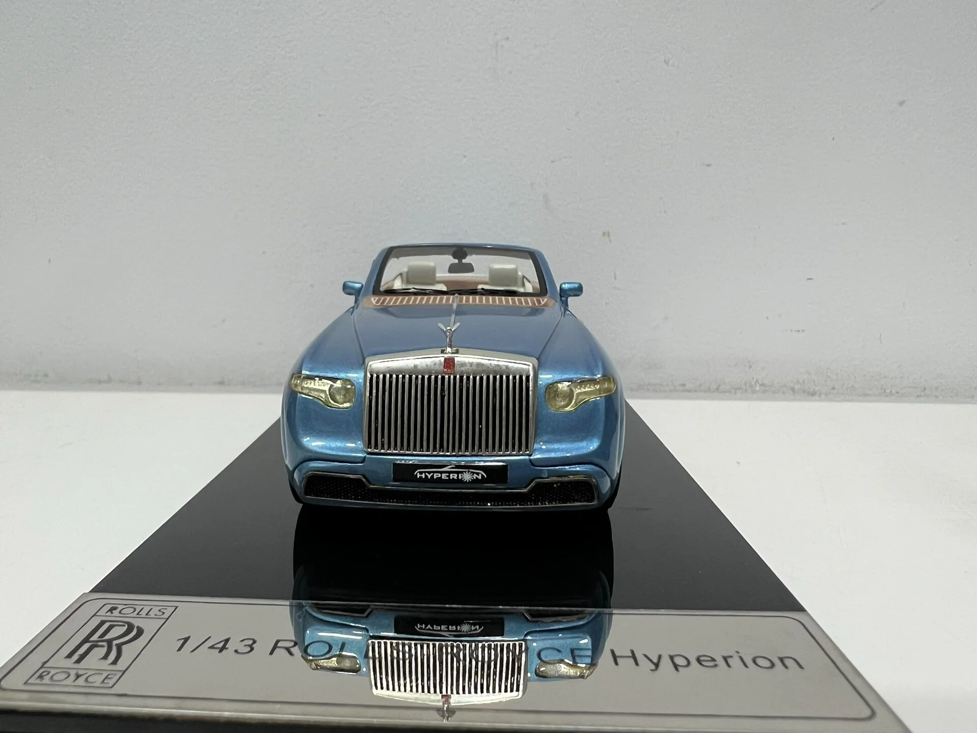 Model samochodu Rolls-Royce z żywicy Hyperion w skali 1/43, kolekcjonerski, zabawka, prezent, pamiątka, ozdoba do ekspozycji