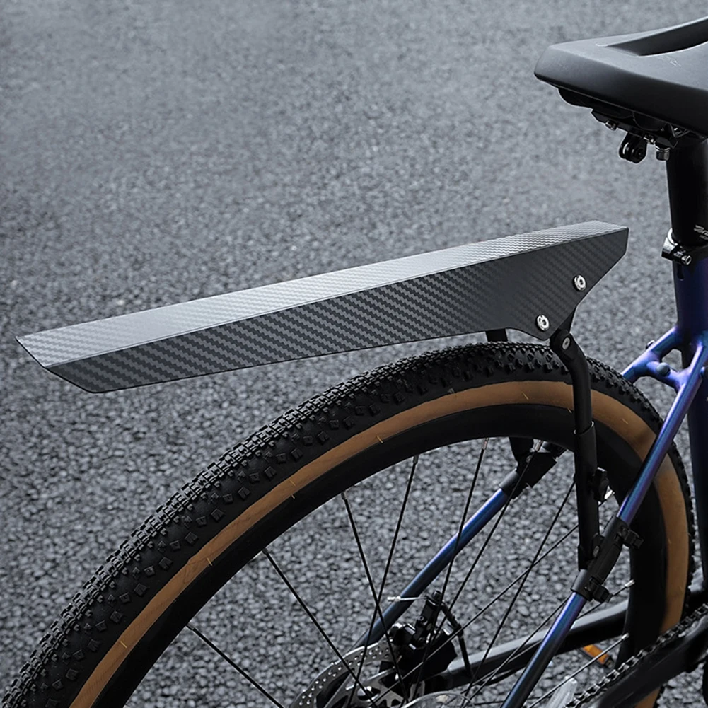 Adjustable Off Road Bike Mudguard with Telescopic Features Lightweight Design Ideal for Blocking Gravel on Trails