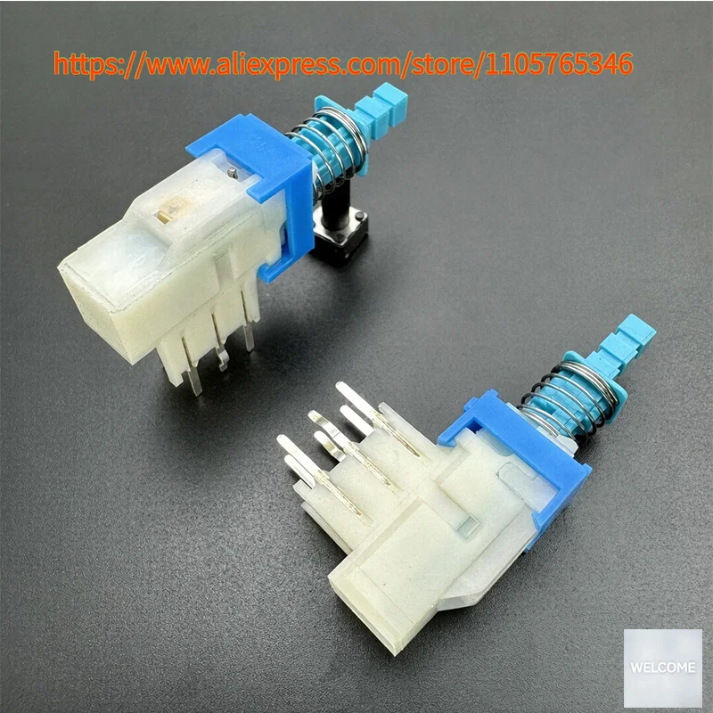 5pcs ALPS SPUL191400 Piano key Self-Locking Switch High 6-pin Amplifier Power Supply Direct key Button Switch