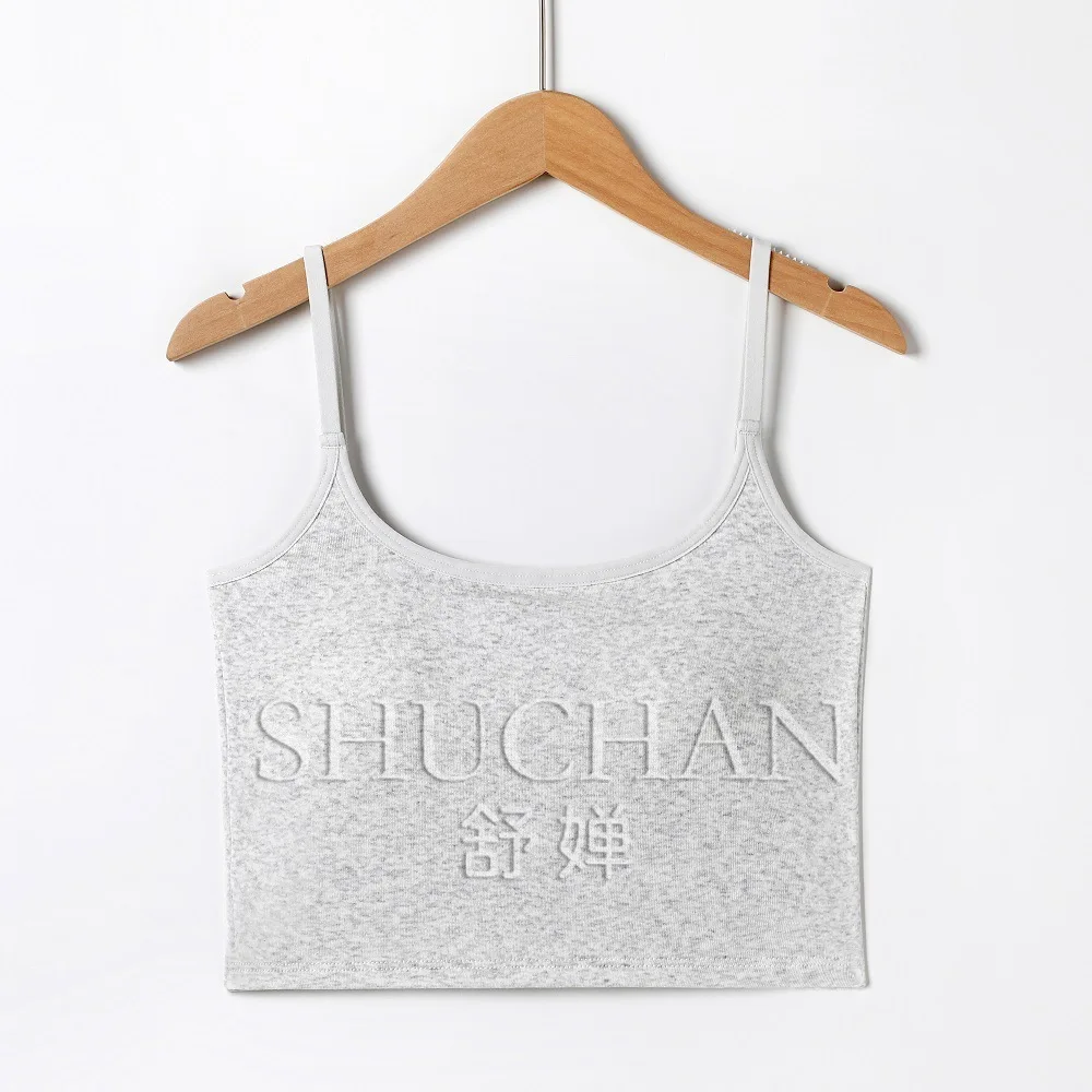 

New inner wear with bra sling cross back, beautiful back, cup integration, small vest, outer wear yoga motion sport