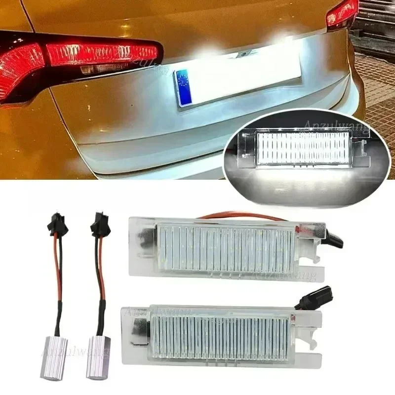 New For 2Pcs Ducato Bus Box Boxer Bus Box Jumper Bus Box LED License Plate Lighting License Plate Lamp