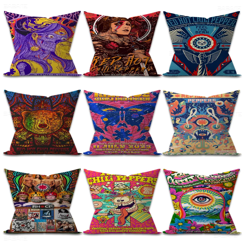 Popular Rock Band Red Hot Chili Cushion Cover 30x50 Polyester Sofa Cushions Decorative Throw Pillows Home Decoration Pillowcover