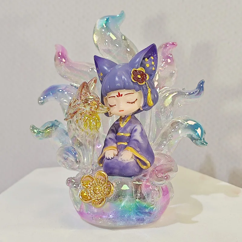 

Ancient Wisdom Fairy Blind Box: Cute Fox Spirit Figurine - Mystic Celestial Fox Collectible Gift for Girls