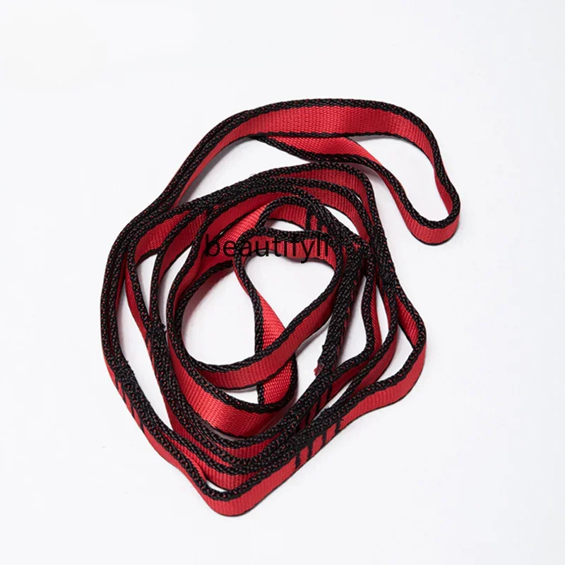 

yj Aerial Yoga Hammock Special Chrysanthemum Rope Widened Wear-Resistant Climbing Training Safety Bandlet Rope Ring Equipment
