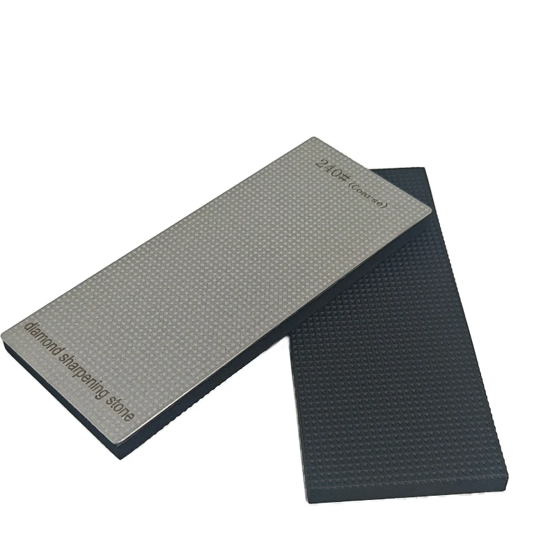 Starry Surface Ultra-thin Diamond Whetstone 240#-2000# 151*63*9mm Kitchen Knife Sharpener with EVA Support Base
