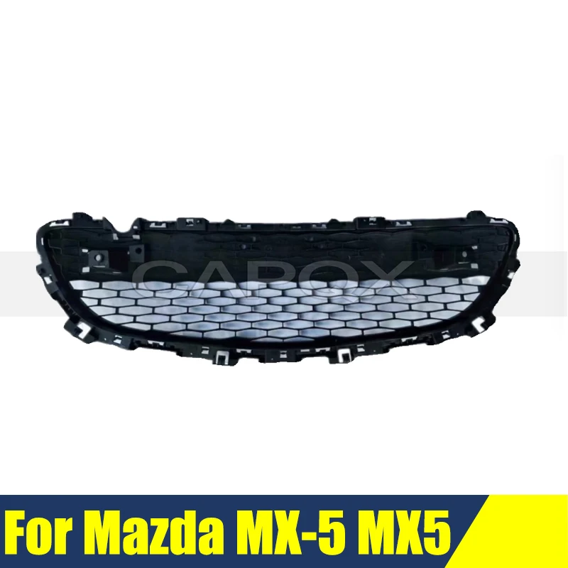 

Front Radiator Chrome Grille For Mazda MX-5 MX5 Bumper Grill Mask Medium Net Racing Grills Auto Grille