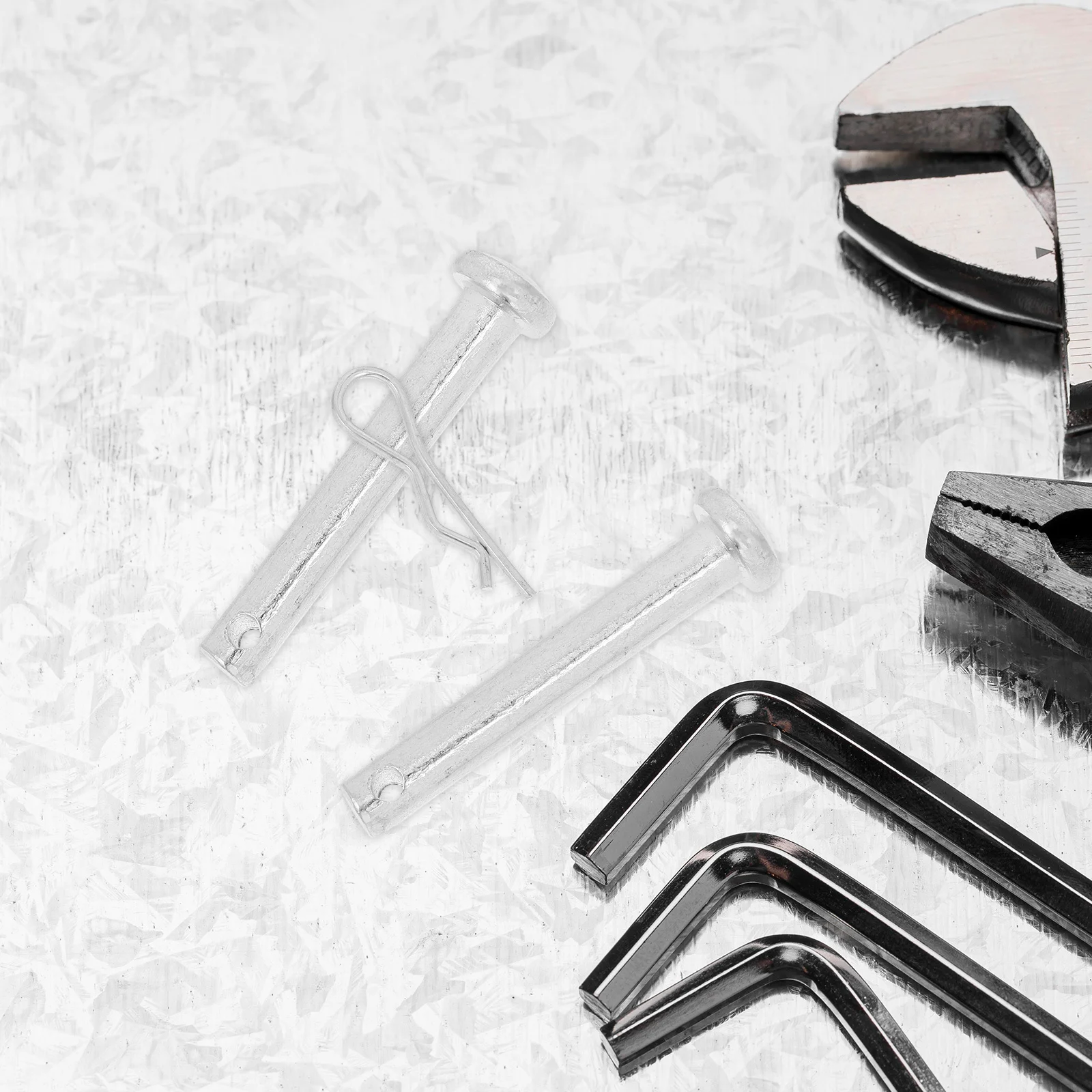 10 set 10 Sets Scaffolding Coupling Pin Spring Retainer Locking Pin Parts Metal Dowel Pegs For Scaffold Fixing Replacement Door