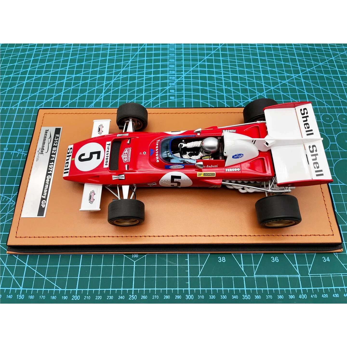 

Tecnomodel 1:18 F1 312B2 Andretti Germany 1971 Simulation Limited Edition Resin Metal Static Car Model Toy Gift