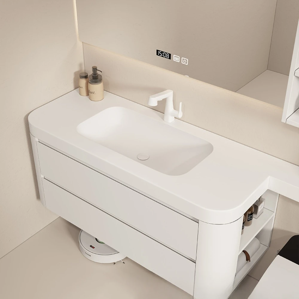 

DuPont Corinne integrated basin, washbasin, bathroom cabinet, combination bathroom toilet, seamless overall extension washbasin