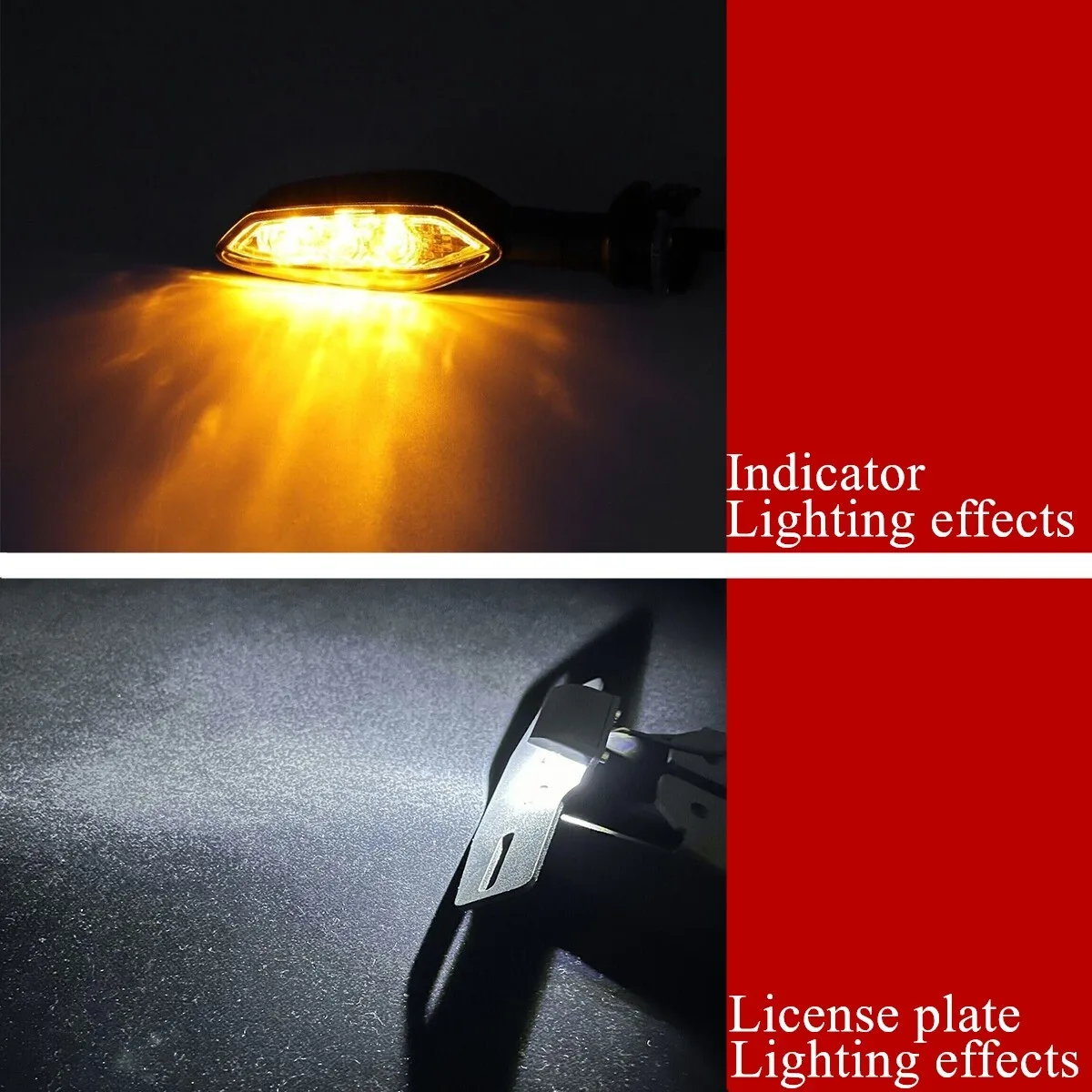 دراجة نارية LED الحاجز مزيل الذيل مرتب بدوره إشارة لكاواساكي ER6N ER6F النينجا 650 EX650 2012 2013 2014 2015 2016 #3