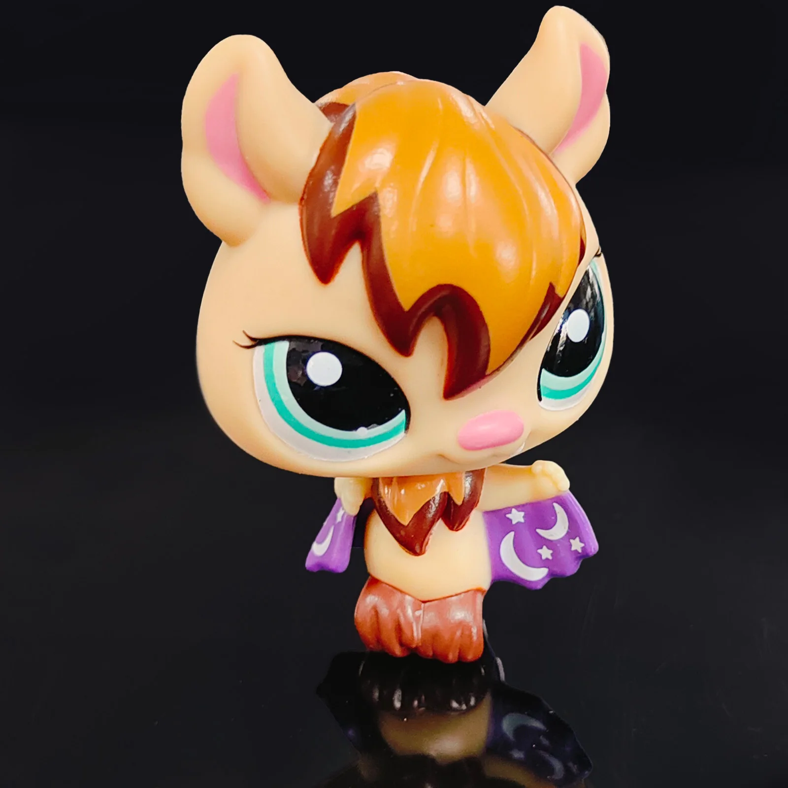 Minilpsshop Pot Shop Toys Limited Edition Color-Blocked Bat #1680 Original Animal Collector's Bright Eyed Big-eyed Doll for LPS