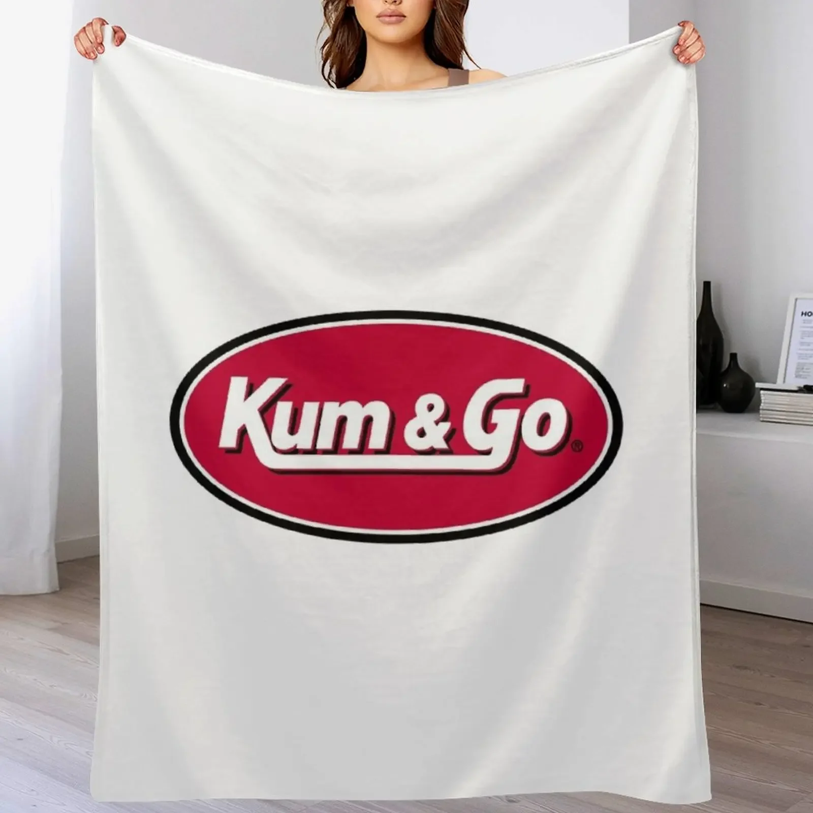

Kum & Go Throw Blanket Plaid Decoratives valentine gift ideas Bed covers Blankets