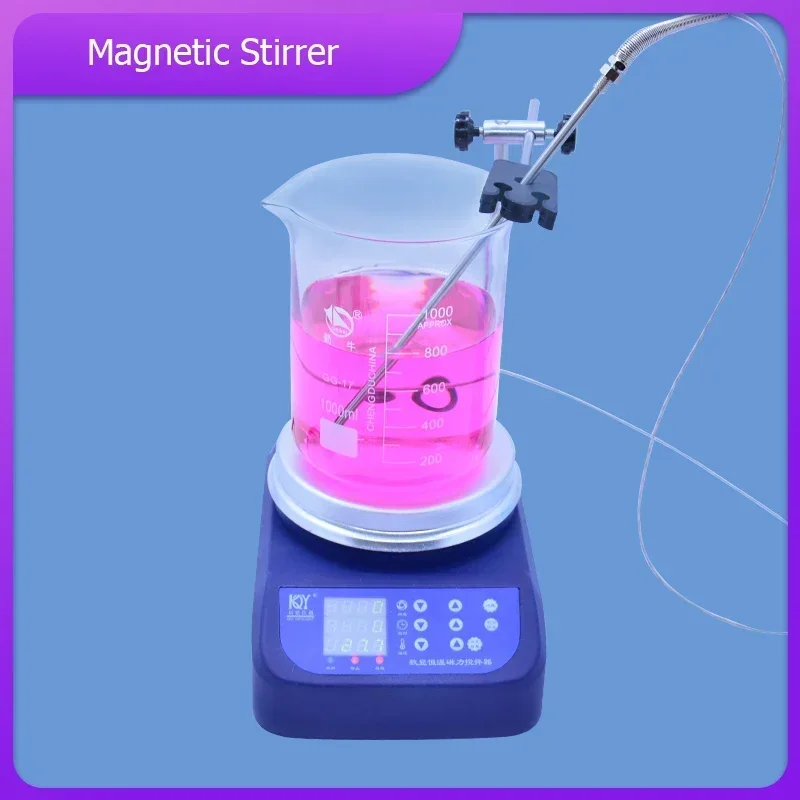 Digital Display Lab Magnetic Stirrer With Heating Control Plate Hotplate Mixer Temperature Control :0~300 Degree Function