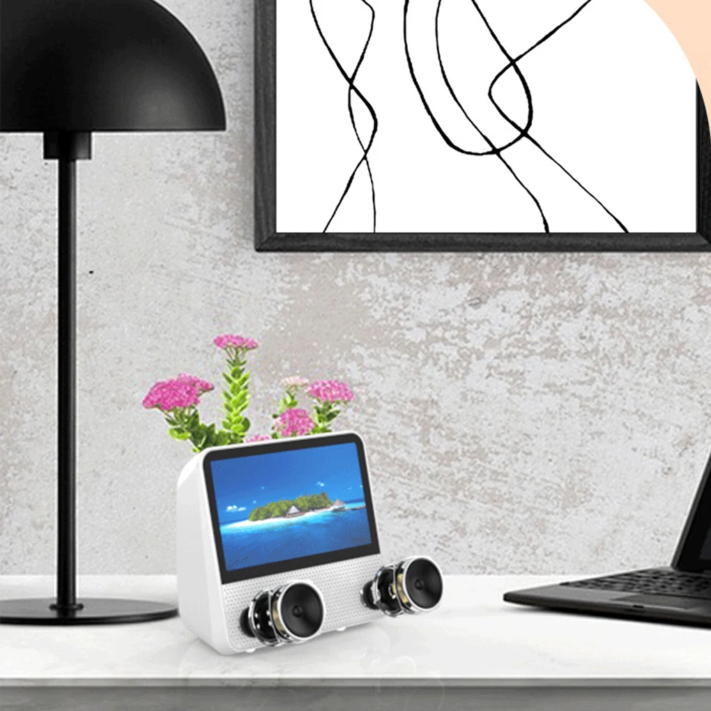 مشغل بلوتوث CD/VCD/DVD محمول متعدد الوظائف 7 بوصة 1024x600 شاشة لمس عالية الوضوح بطارية ليثيوم مكبرات صوت مزدوجة