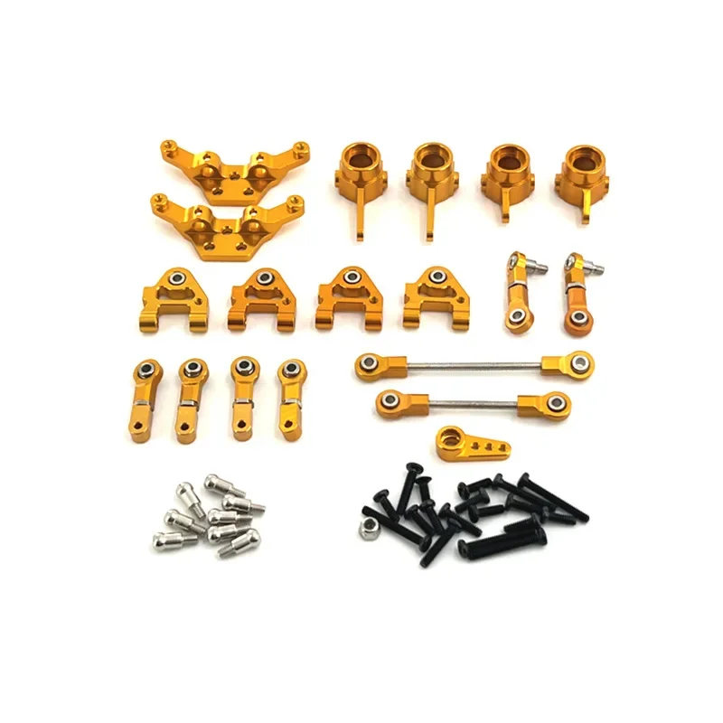 For Wltoys 284161 284010 284131 K989 k979 K969 P929 P939Metal Upgrade Parts Kit Steering Cup 1/28 RC Car Upgrade Accessories Set