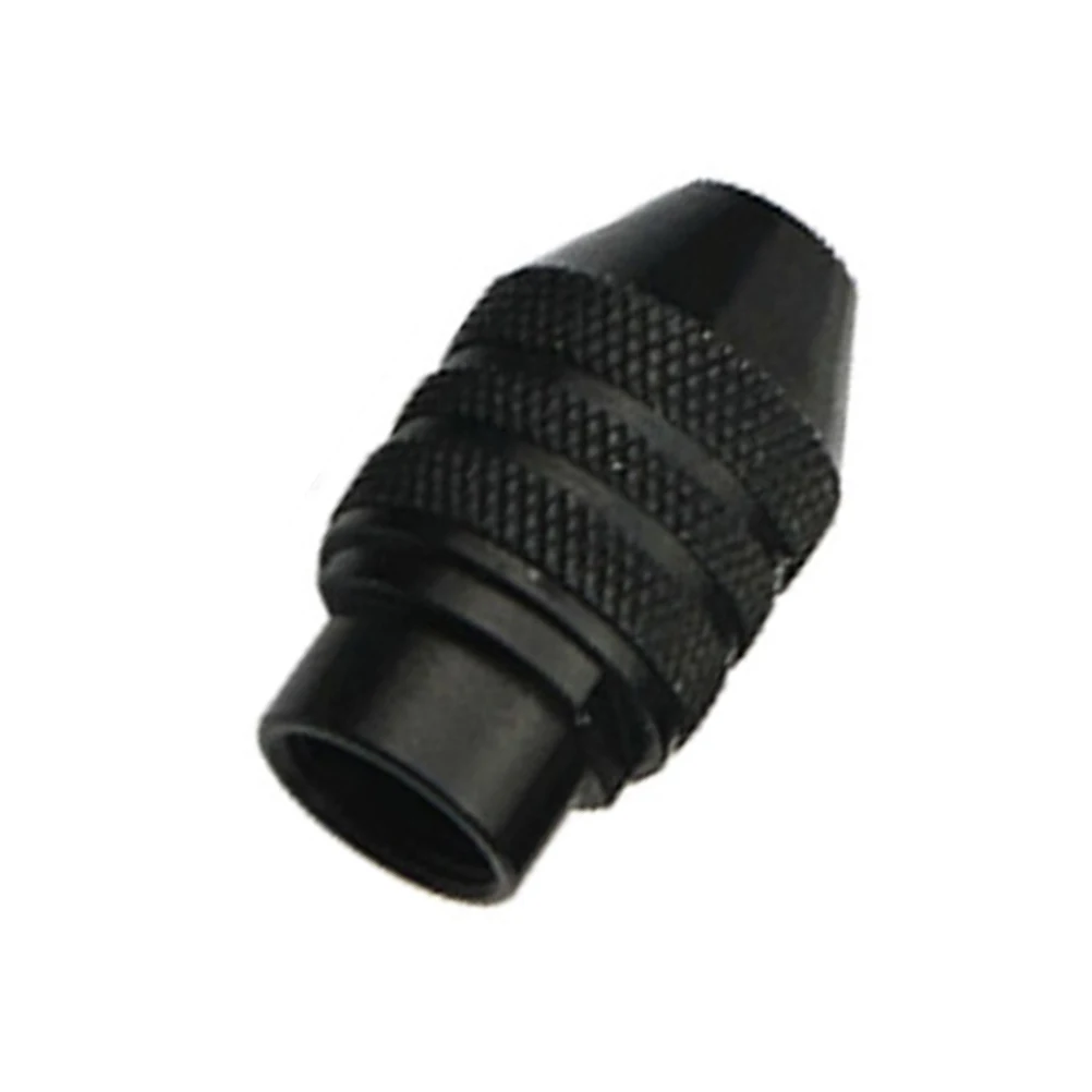 

Keyless Black Mini Alloy 3-Jaw Drill Chuck Drilling Adapter Converter Adaptor to Hold 0.3-3.2mm Drill Bits Converter Tool Po