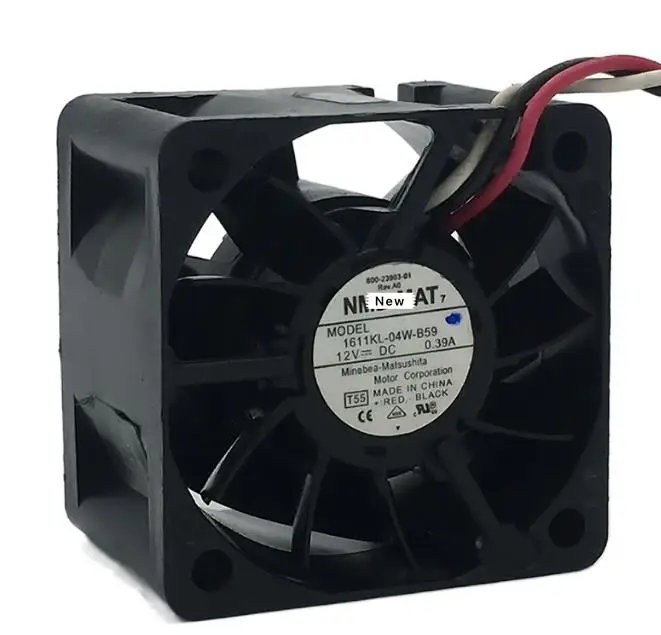 

For NMB-MAT 1611KL-04W-B59 L54 800-23903-02 DC 12V 0.39A 40x40x28mm Server Cooling Fan