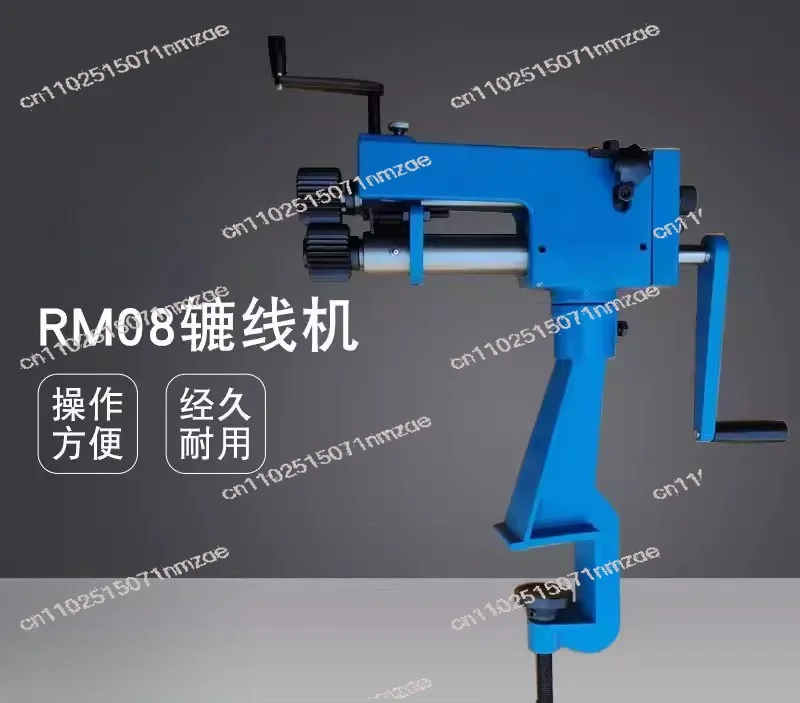 

RM08 Industrial Cast Iron Bead Roller Sheet Metal Rotary Forming Machine HVAC Insulation Pipe Crimping Tool