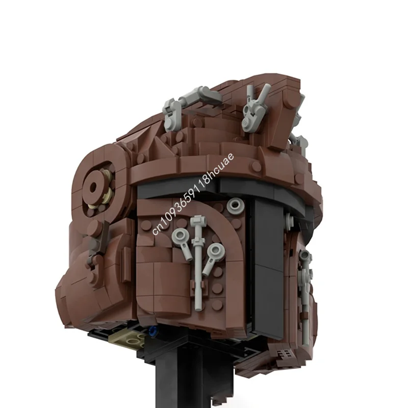 709 pièces MOC Science-Fiction film Ironrs compagnes capot casque Architecture blocs de construction modèle cadeaux de Festival