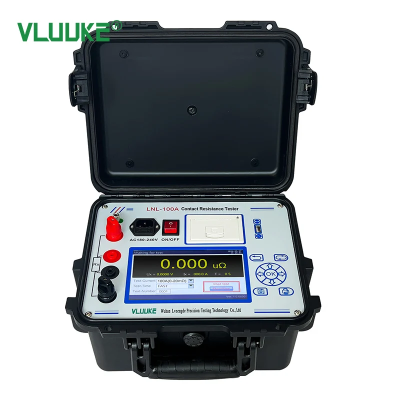 VLUUKE LNL-100A Electronic Contact Resistance Tester 220V Secondary Injection Relay for Test