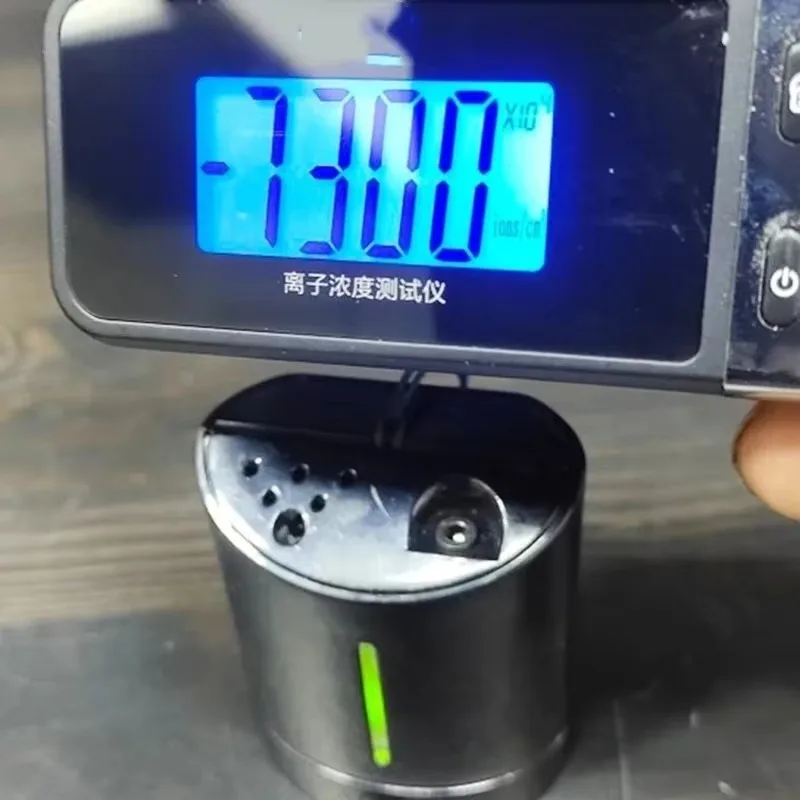 High Precision Air Anion Tester, Handheld Negative Ion Detector with Gold Plated Sensor & Blue LCD Screen