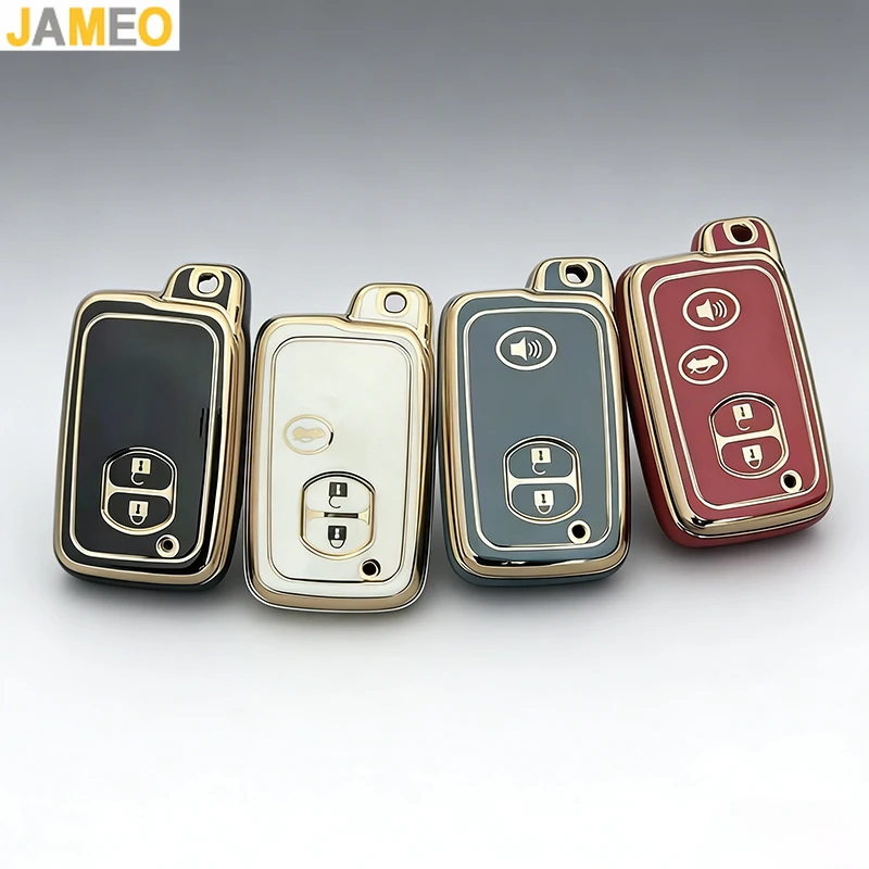 For Toyota Prius 30 Alpha Aqua Land Cruiser Auris for Lexus LC 200 2 3 4 Button Car Key Case Key Cover Holder Remote 2012 - 2014