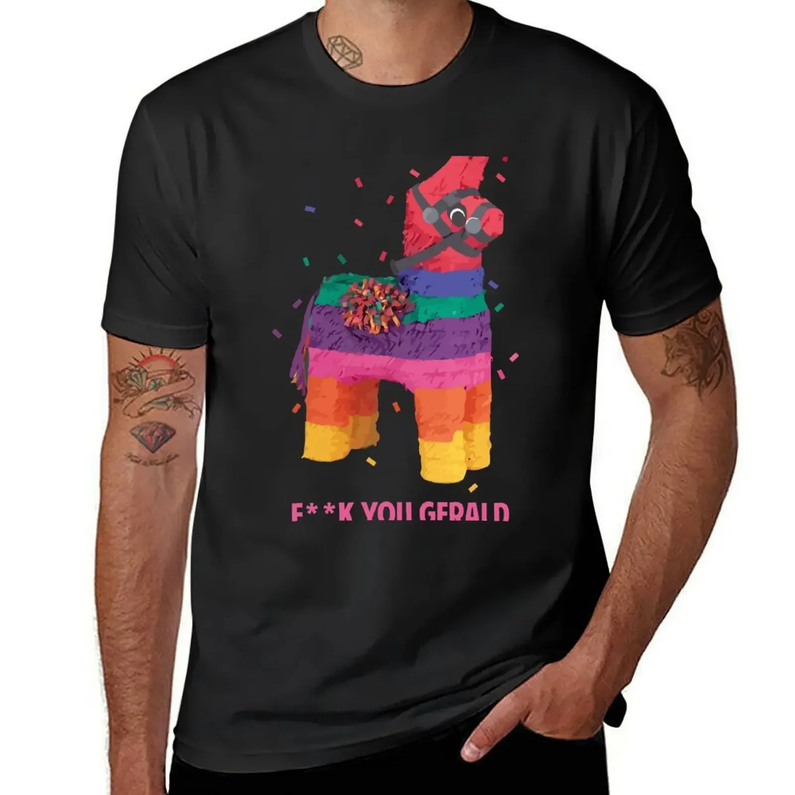 

FU GERALD T-Shirt street wear topping luxury clothes men