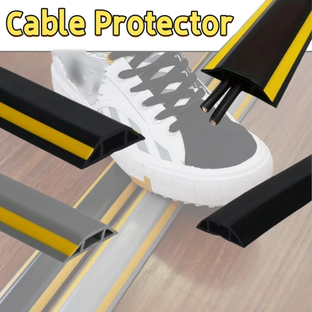 

1 шт. напольная крышка кабеля/прочная защита кабеля — защищает пол от опасности автомобиля, провода защитных помех