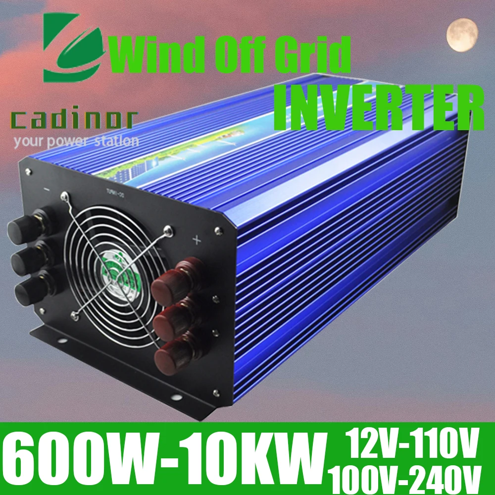 China Factory 10000W Pure Sine Wave Inverter Wind Power Inverter 12v 220v DC/AC Converter 24v 48v 110v 50hz Off Grid Inverter