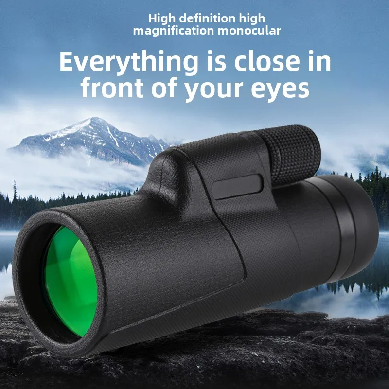 Monoculars 10X42 High Definition Outdoor Portable Travel Camping Hiking  Climbing Bird Watching High Magnification Telescope