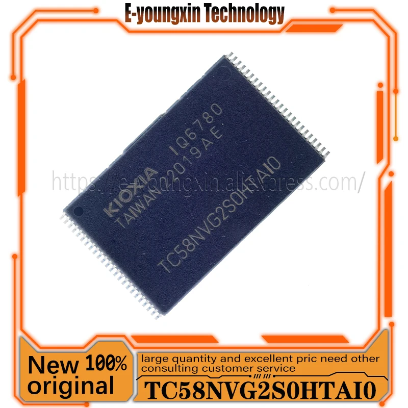 1~20PCS/LOT TC58NVG2S0HTAI0 TSOP48 TC58NVG2S0HTAIO IC FLASH 4GBIT PARALLEL 100% New Original In Stock