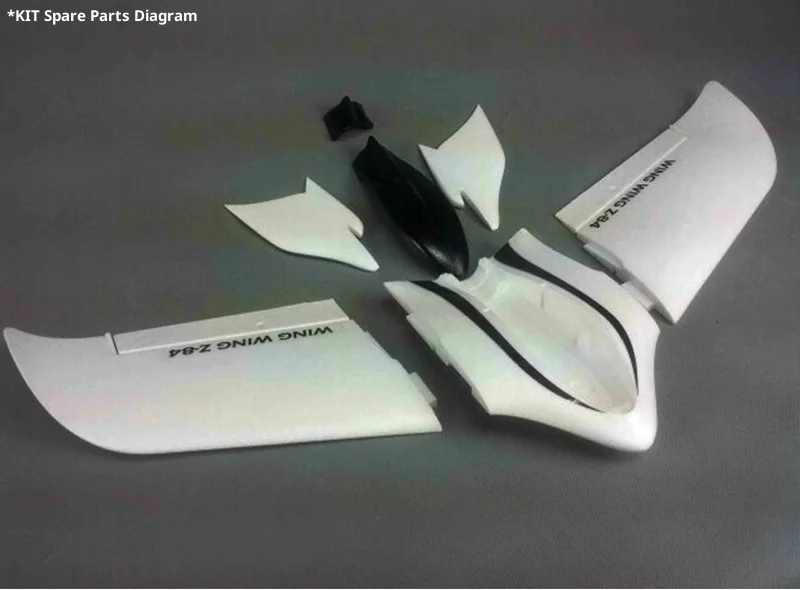 Z84 Dreiecksflügel Flying Wing Racing Hochgeschwindigkeitsmodell Ferngesteuertes Flugzeug Starrflügel Anti-Drop-Spannweite 840 mm – Detail 4