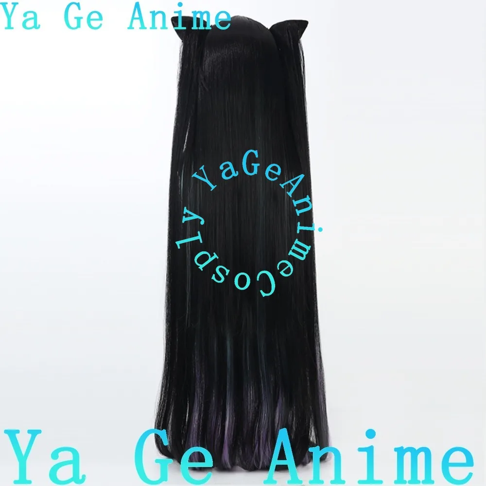 Perruque de Cosplay petite sirène, chignons détachables, dégradé de jeux d'anime, fête de carnaval d'halloween, cheveux synthétiques résistants à la chaleur