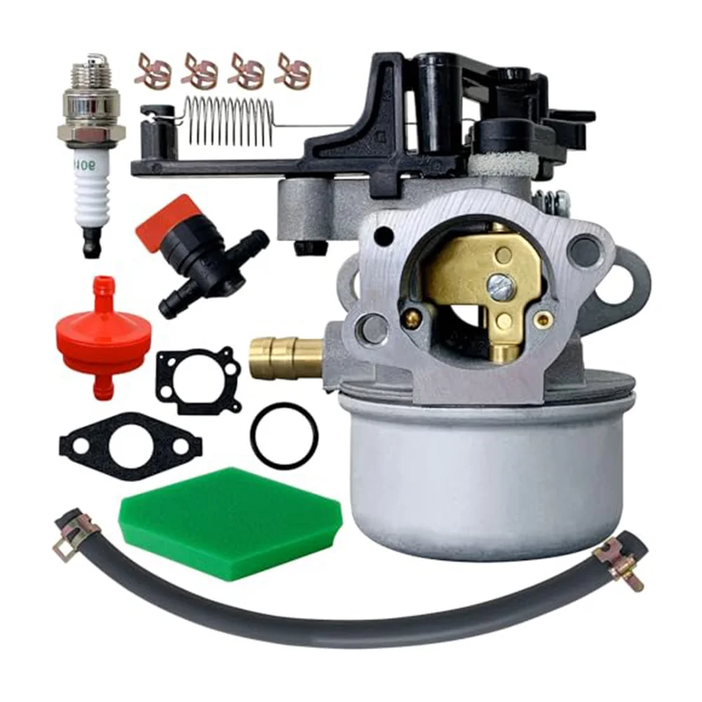 For Ruixing 591137 Carburetor Kit Compatible with For Pressure Washer Engines 796608 590948 591597 Includes Air Filter Set