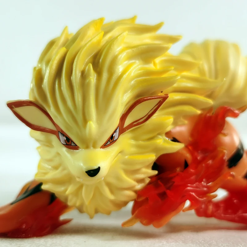 1:20 Schaal Pokemon Anime Figuren 9 cm Arcanine Action Figure Pvc Standbeeld Collectie Decoratie Kinderen Speelgoed Gift